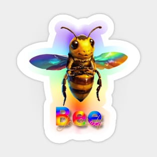 Bee Yourself pride fashion Sticker